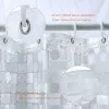Geometric Shower Curtain [180*180CM] [Waterproof and Mildew Resistant Technology]