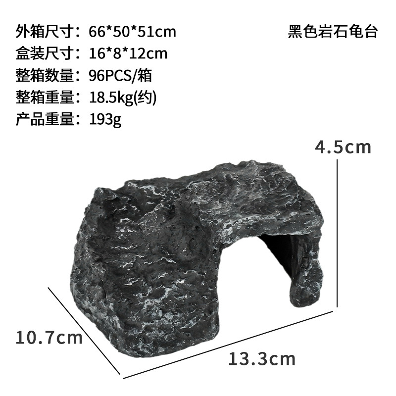 Plataforma de tumbado para tortugas, escalera de escalada, piedra de tumbado, zona de descanso, paisajismo para peceras, escondite, cueva para reptiles, decoración