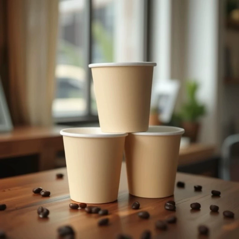 7 унций одноразовый бумажный стакан с индивидуальной печатью, утолщенный стакан для печати логотипа, рекламный бумажный стакан