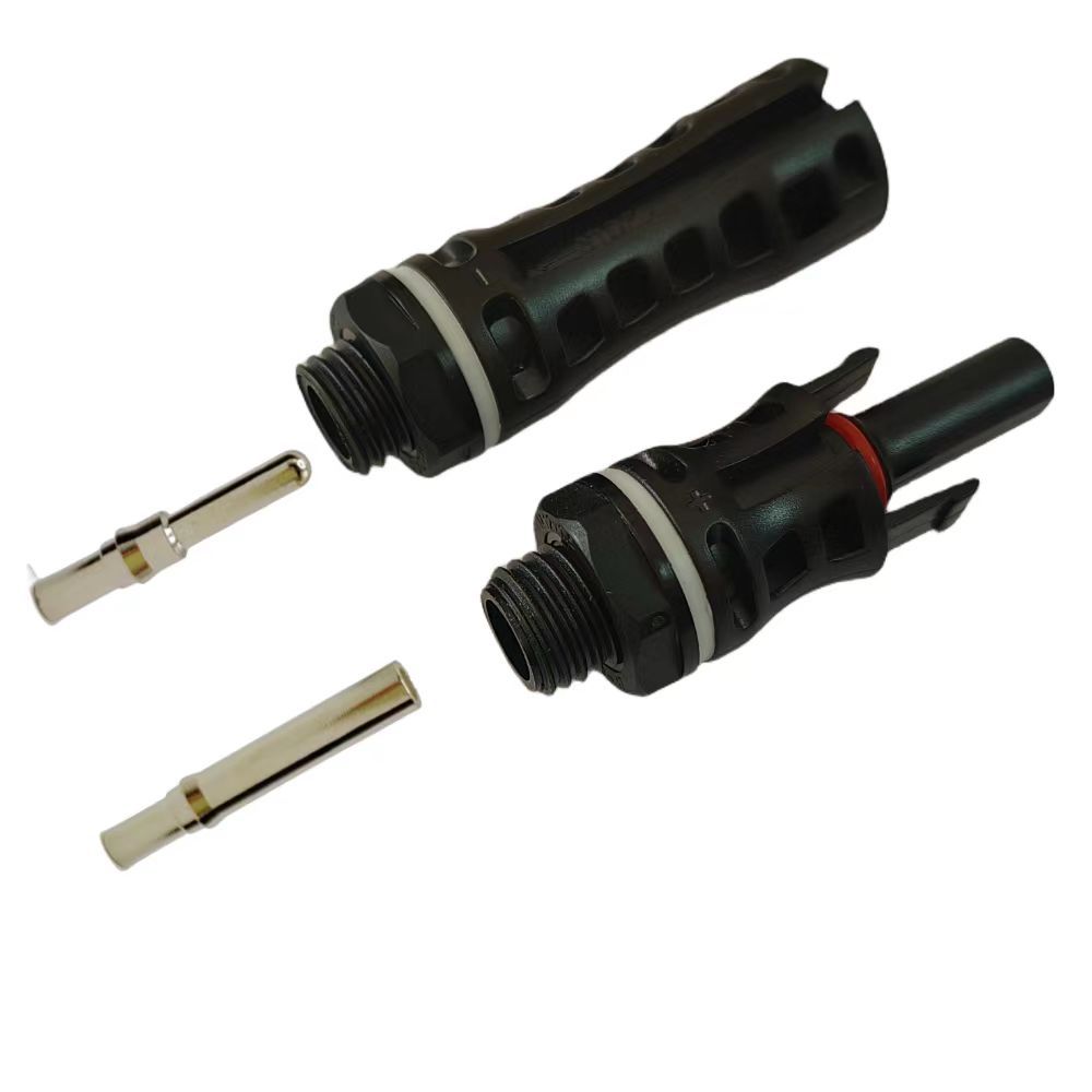 MC4面板連接器 逆變器連接器 板端接1500V 太陽能面板光伏連接器