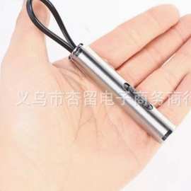 二合一紫外线荧光剂检测笔照明手电筒小型便携式不锈钢迷你验钞灯