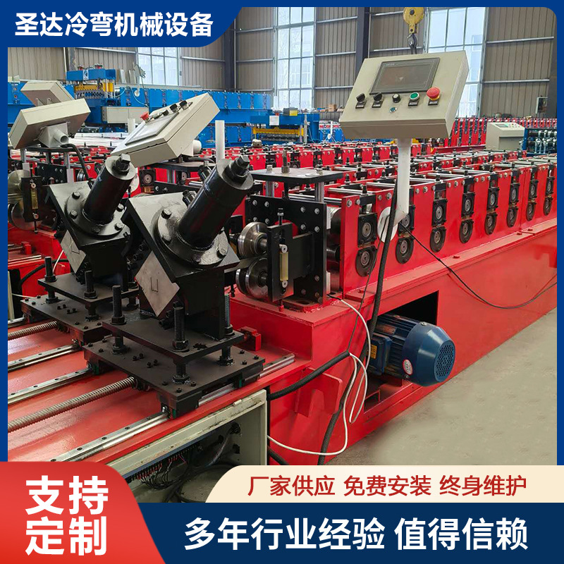 Fully Automatic Double-Out Rib Forming Machine 50 Decorative Main Frame Machine Galvanized Sheet Decorative Ribbing Machine Cold Bending Forming Equipment