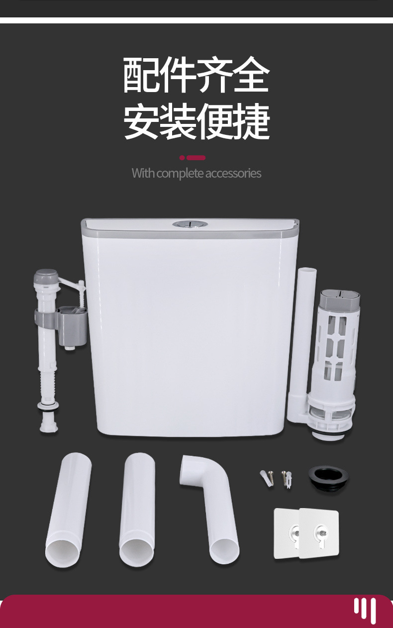 Toilet, squat toilet, bathroom flushing tank, squat toilet, household thickened wall-mounted squat toilet, factory supply chain wholesale undefined