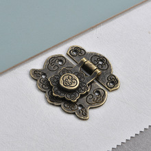 仿古搭扣锌合金小锁扣木箱木盒复古搭扣暗扣装饰箱包配件青古铜