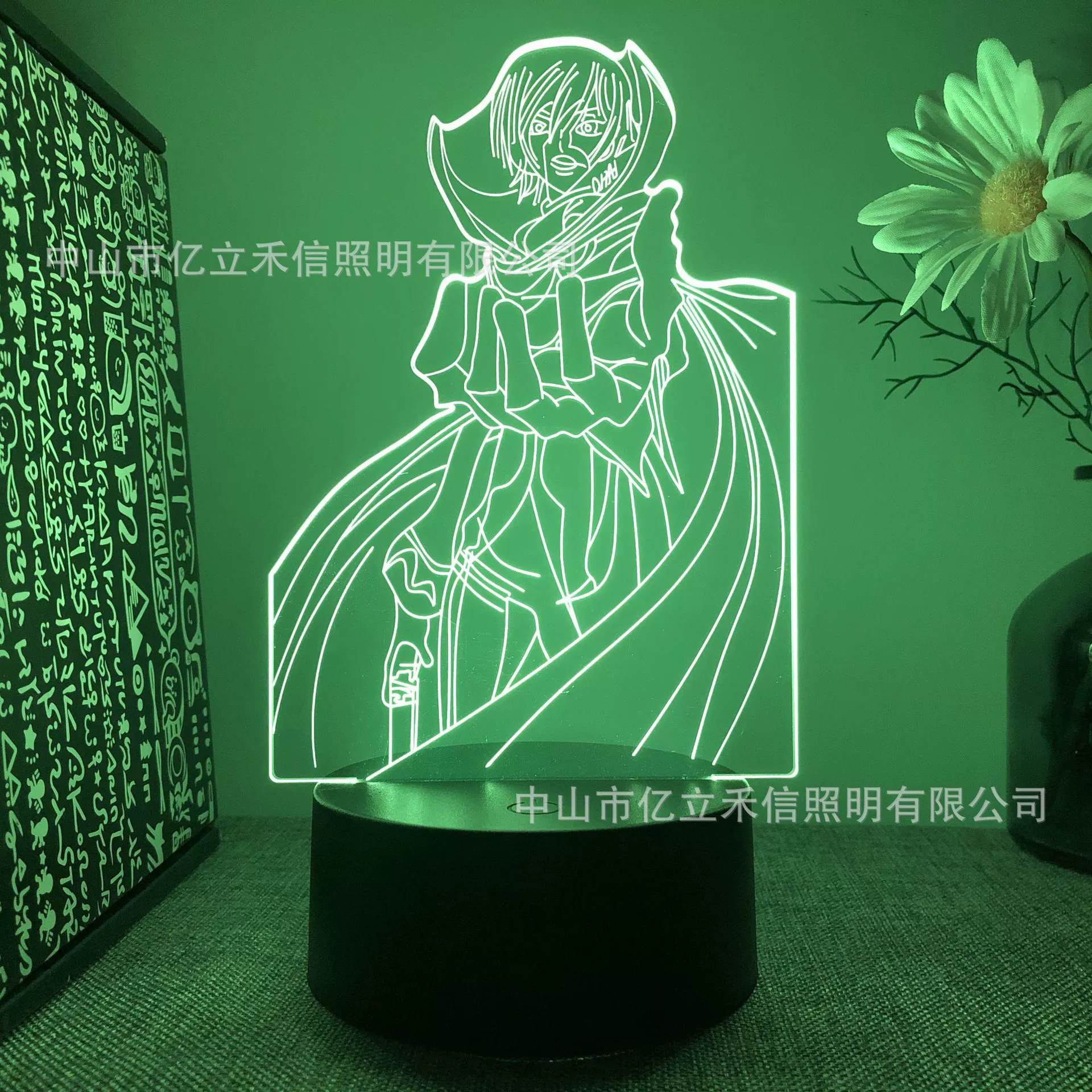 (), ночник, милый светильник для кровати, 3D, 16 цветов, подарок на день рождения
