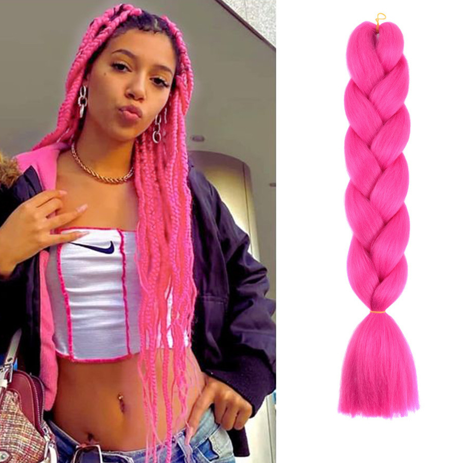Trenzas Africanas Sintéticas de Fibra de Alta Temperatura para Crochet image 24