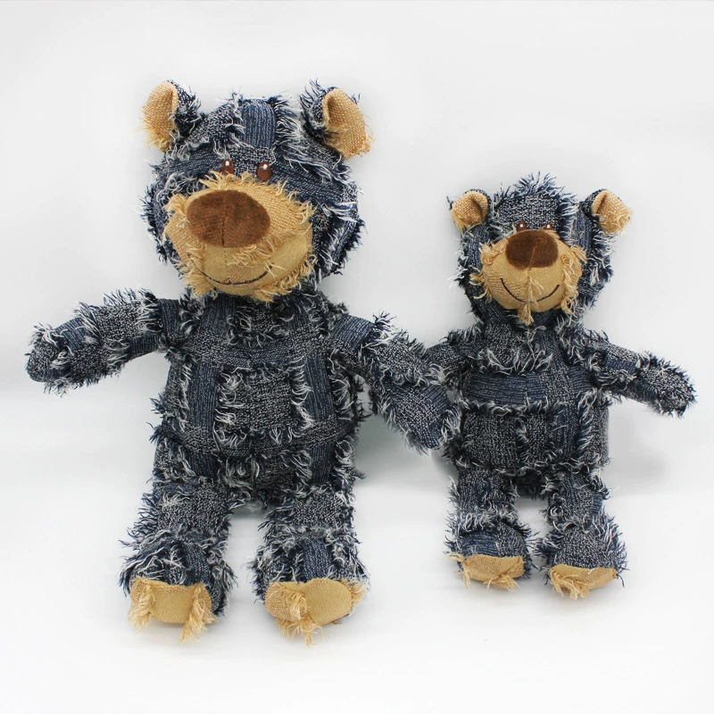 Big interactive plush toy, three colors, pet, for import, makes sounds