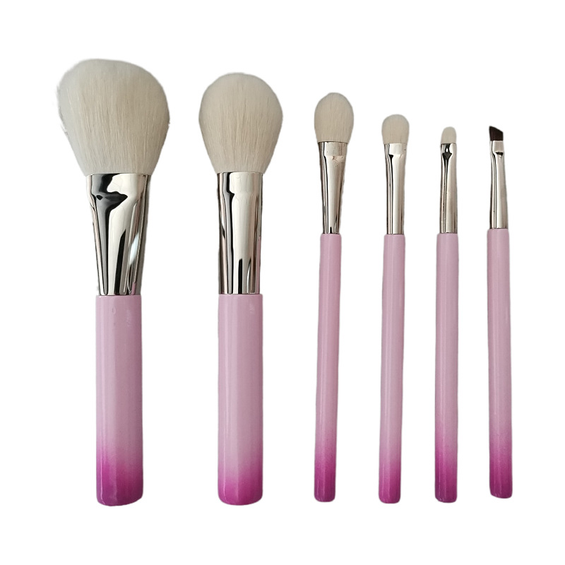 Bai Fengtang lo mismo cepillo de maquillaje portátil de lana pura cepillo de cabello de animales herramientas de maquillaje de belleza de sombras de ojos cepillo de pintura en polvo en stock