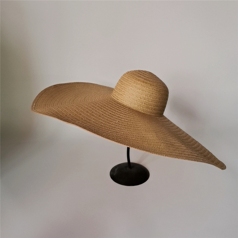 Women's Vacation Solid Color Big Eaves Straw Hat display picture 7