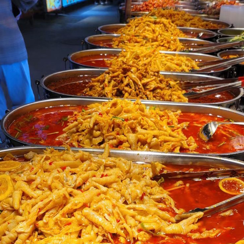 脫骨俠無骨雞爪批發20斤擺攤餐飲店夜市超市商場小吃街等商用裝