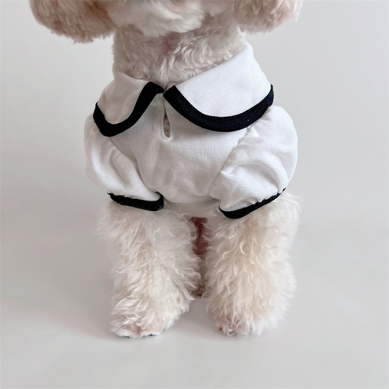 Otoño y invierno ropa de mascotas ropa de perro gato ropa de mascotas Teddy fábrica de ropa Zhuhai camiseta militar superior