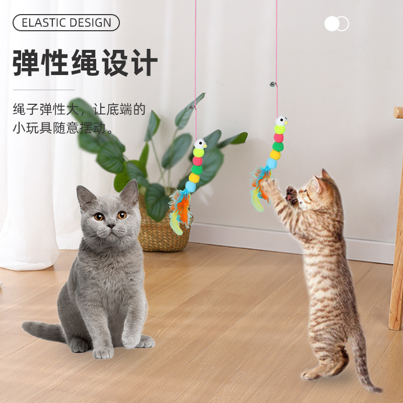 猫のおもちゃは猫のひもをからかって猫の棒を掛けます。|undefined