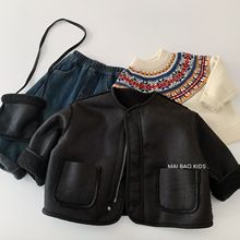 麦宝儿童外套2025冬季新品潮韩版男女童小背包复合夹克中小童冬装