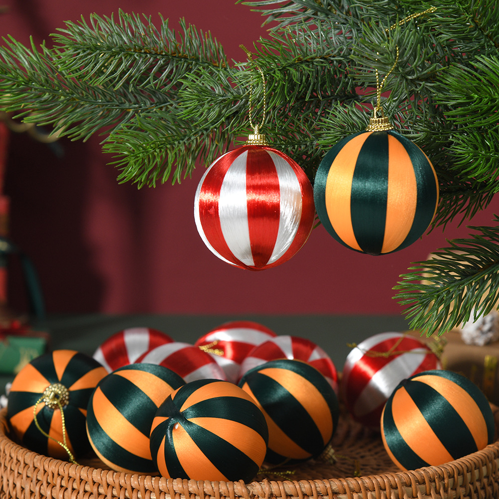 Navidad transfronteriza Navidad color de Navidad bola espuma nuevo árbol de Navidad colgante decoración bola festiva
