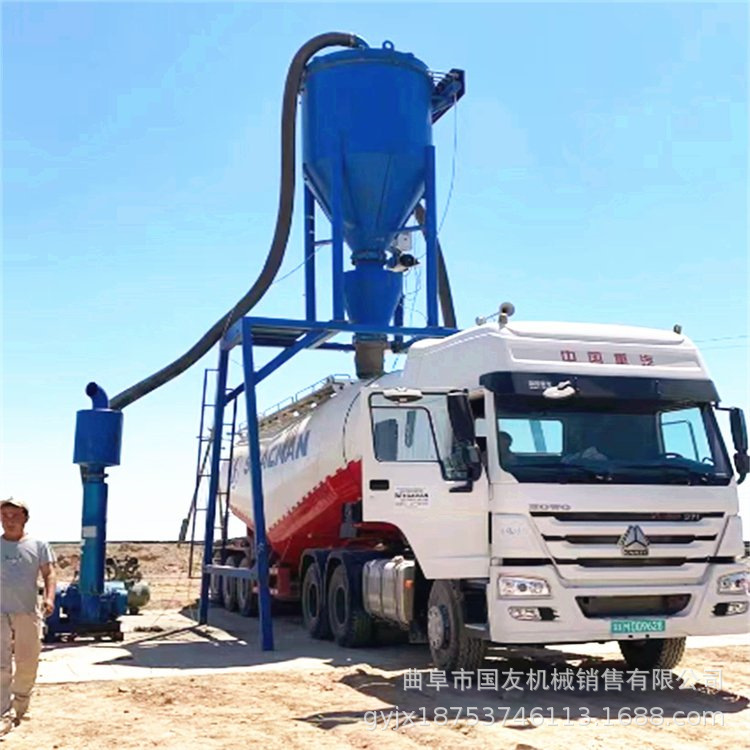 电厂散灰无粉尘吸灰机 粉煤灰装罐车输送机 水泥清库气力输送机