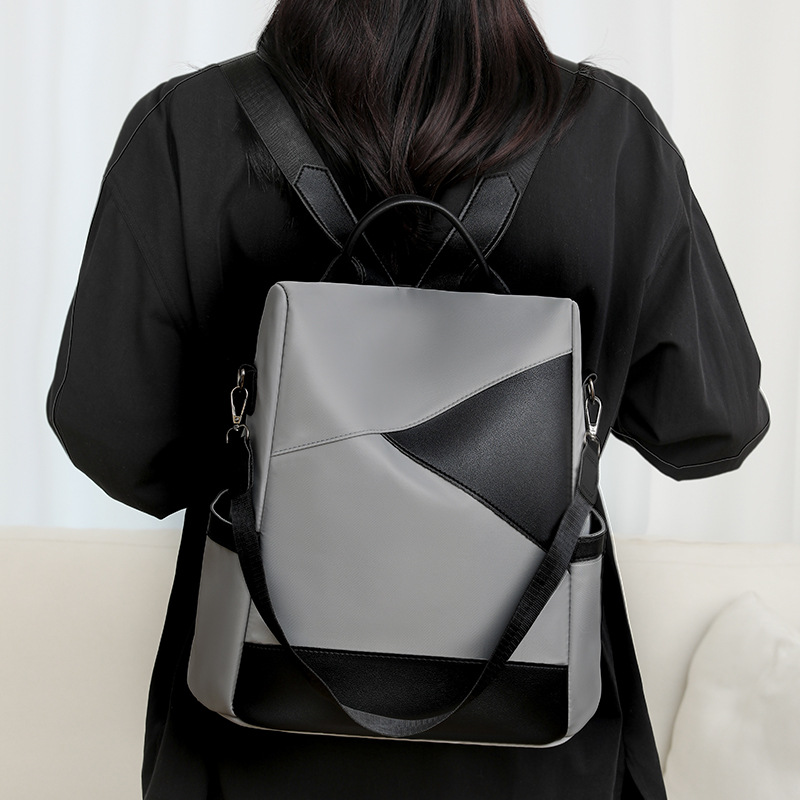 Comercio exterior nuevas señoras mochila antirrobo moda cuero suave mochila de viaje de gran capacidad moda mochila de un solo hombro de moda de doble uso