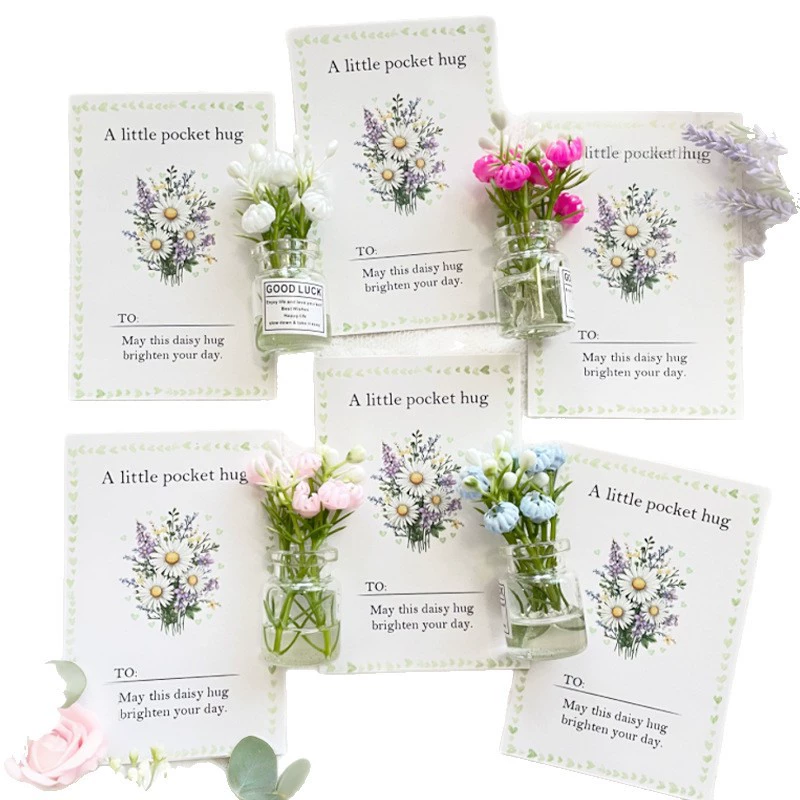 (Cross-border trading), three dimensional realistic creative decorations, postcard, flowered, Birthday gift