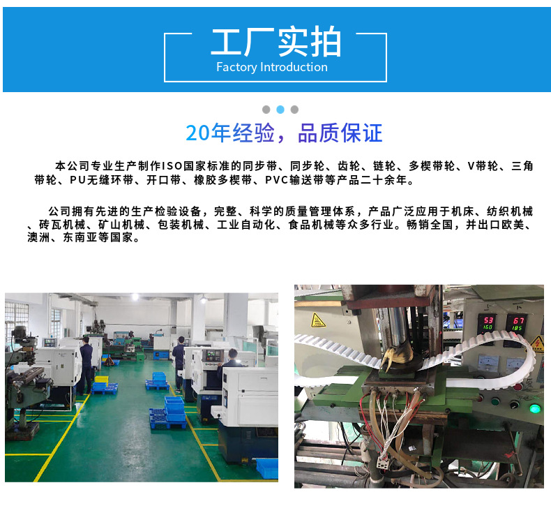 Xllhxh Seamless Integrated Food-Grade Grooved and Glued Green Fabric Stainless Steel Wire Core Synchronous Belt Conveyor Belt