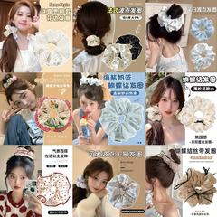 女性用の韓国の高級ヘアゴム、優しくて多用途、見栄えの良い、大きなヘッドバンド、カレッジスタイルのヘアアクセサリー