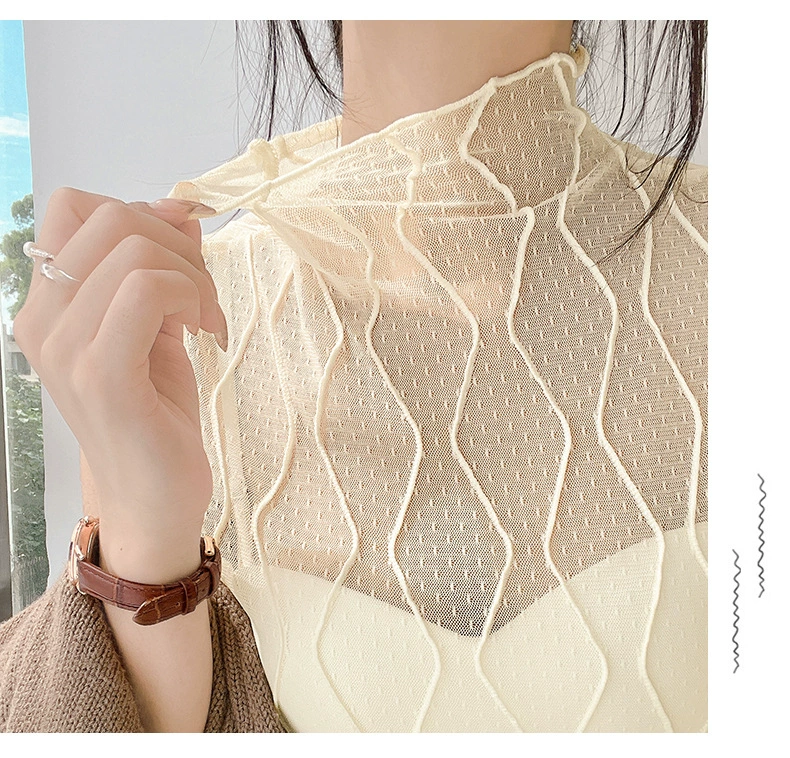 Сетчатый Поддельный Воротник детский универсальный воротник кружевной осенне-зимний свитер воротник слишком низкий