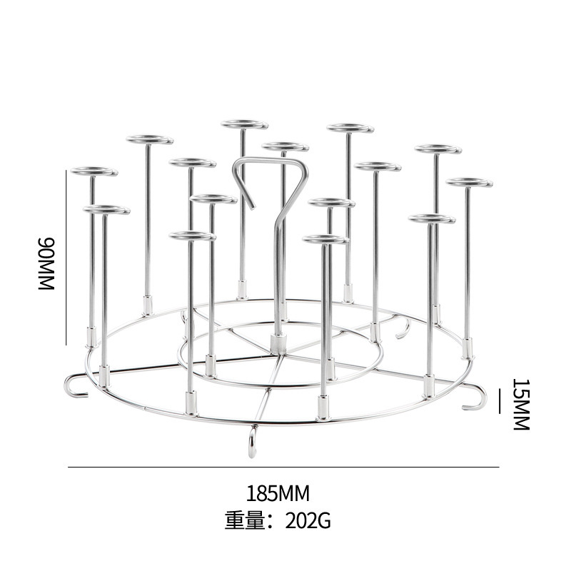 ステンレス製キッチン家庭用串焼き針バーベキュースティック縦型エアフライヤーオーブン専用丸型バーベキューグリル|undefined