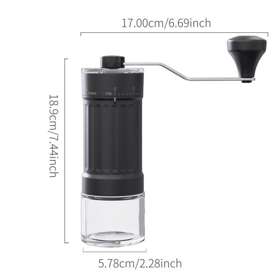 Cross-border hand grinder portable grinder coffee machine grinder external adjustment bean grinder coffee appliance