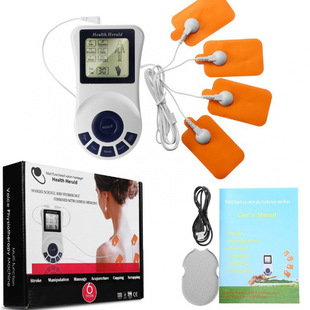 Intelligent Voice Massager, Sales Gift, Pulse Massager, Physiotherapy Instrument, English Digital Meridian Instrument, Acupuncture Instrument