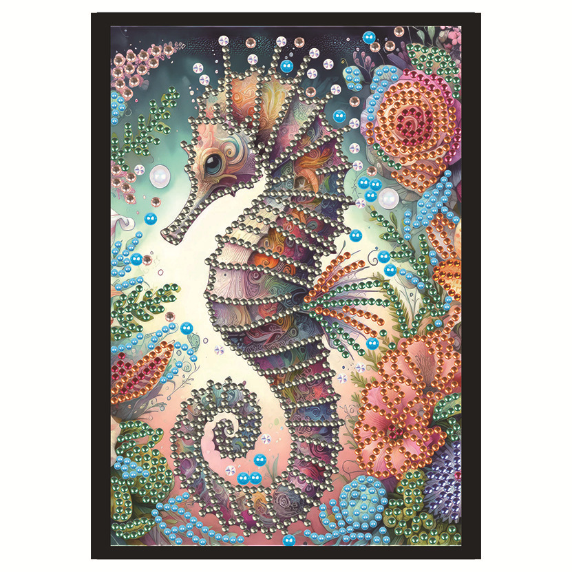 Transfronterizos nuevos dibujos de diamantes DIY hechos a mano unicornio dibujo de diamantes cuaderno dibujo de diamantes llenos de pintura de diamantes