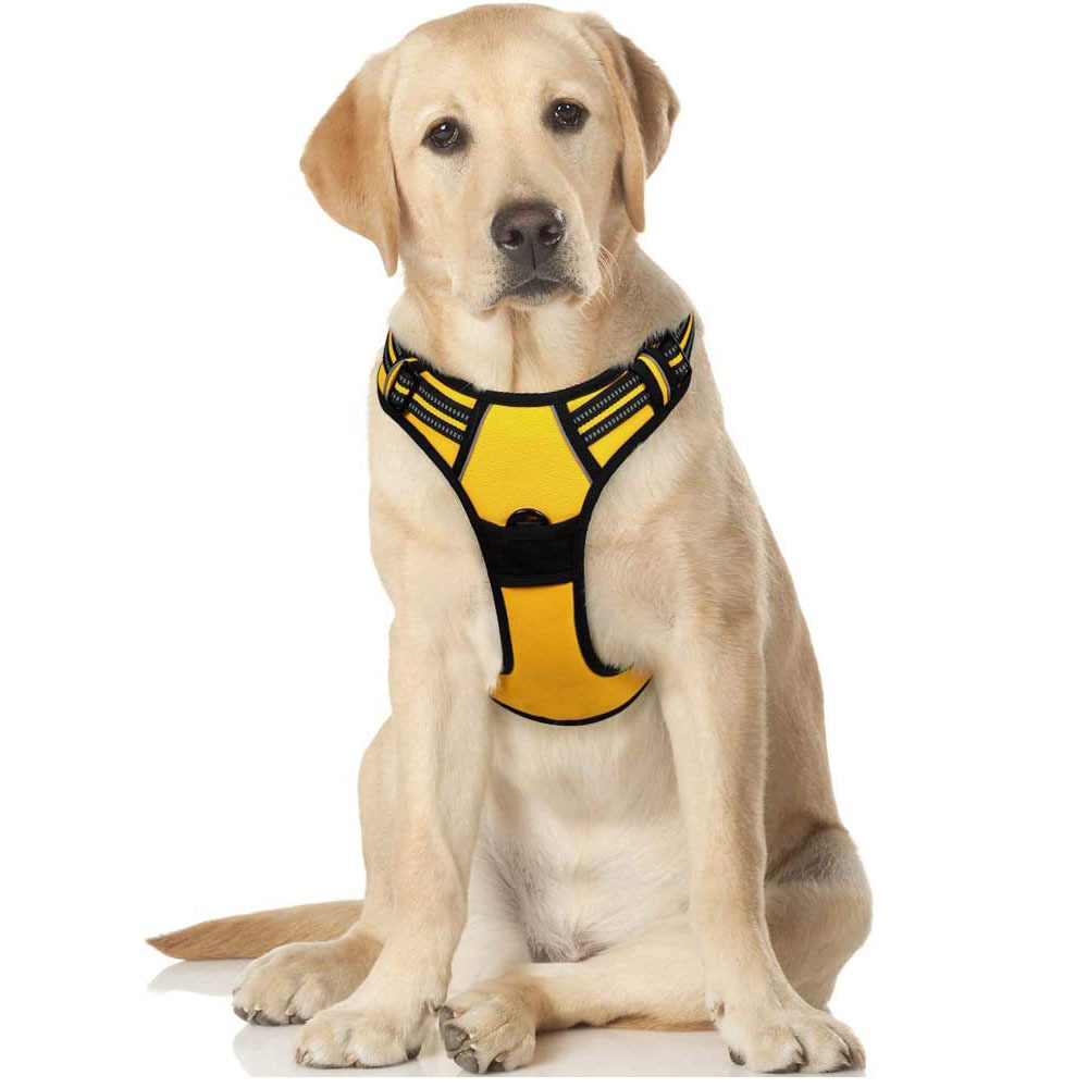 狗狗背心式狗绳背带式牵引绳 反光中大型防爆冲宠物狗胸带