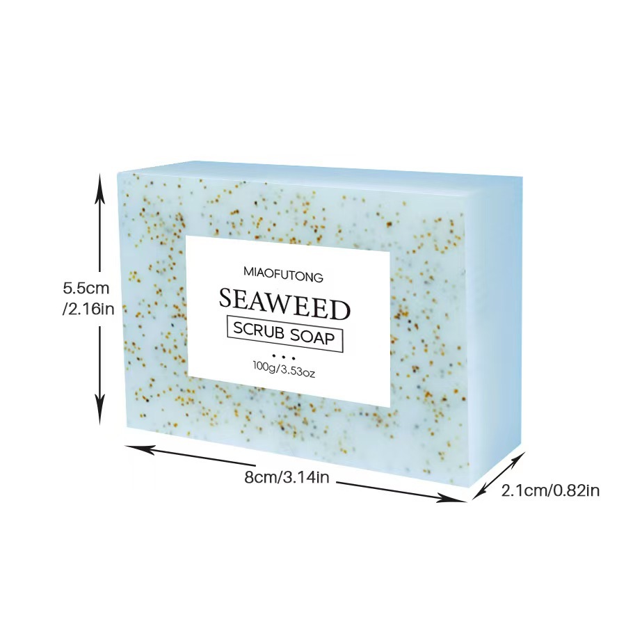 해초 스크럽 비누 100g [영문 포장 해외 배송] ₩3.90