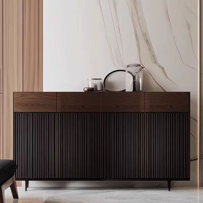 Italian solid wood Shoe cabinet household Doorway 2024 new pattern High-end Retro Lockers Wall one Side cabinet
