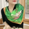 Fish play lotus leaf