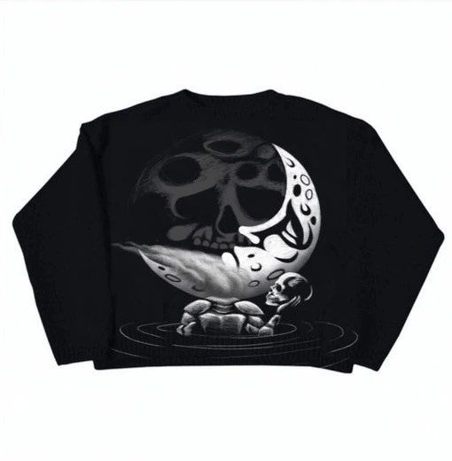 Свитер ZSIIBO oversize вязанный, demi-season круглый ворот, длинный рукав, европейский стиль