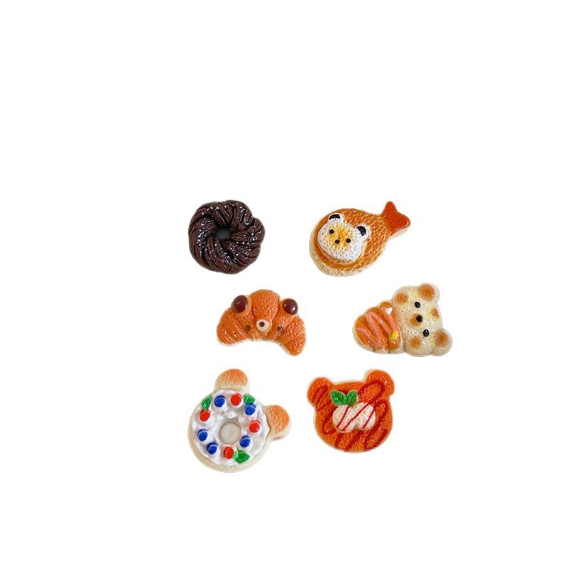 模擬食品おもちゃ冷蔵庫マグネットかわいい樹脂製クマパンドーナツ磁気冷蔵庫メッセージデコレーションマグネットクリエイティブ|undefined