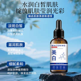 跨境定制美白祛斑精华液补水提亮肤色烟酰胺淡斑原液改善暗沉批发