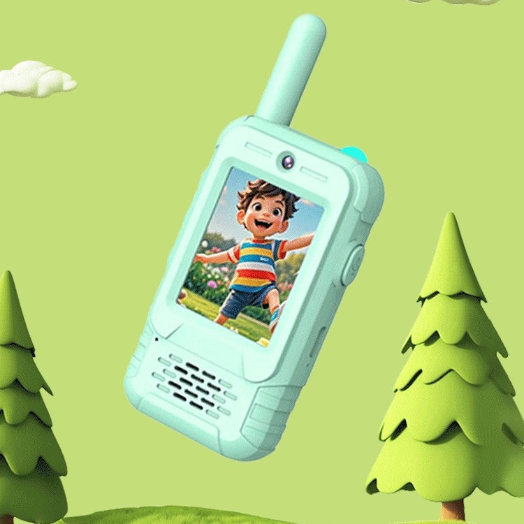 Ventas transfronterizas de videoconferencia infantil intercomunicación padres-hijos mini teléfono inalámbrico al aire libre juguetes electrónicos regalos image 4