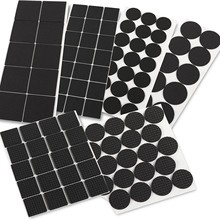 黑色网格自粘EVA脚垫 圆形防滑泡棉脚垫 耐磨静音桌椅脚垫贴