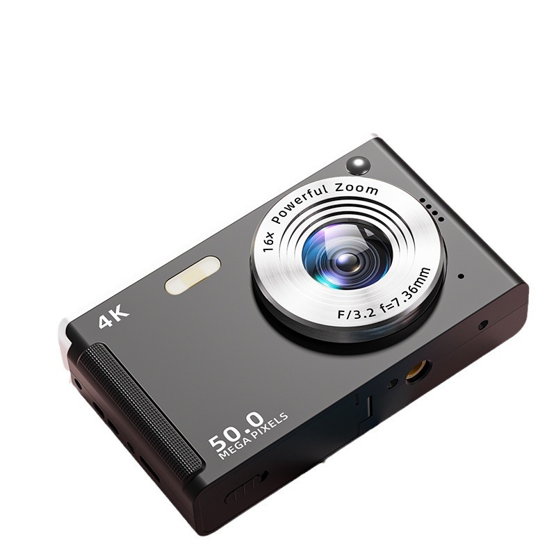 アマゾンCCDカメラ16倍ズームデジタルハイビジョン4k学生カメラレトロ小型カード機クロス
