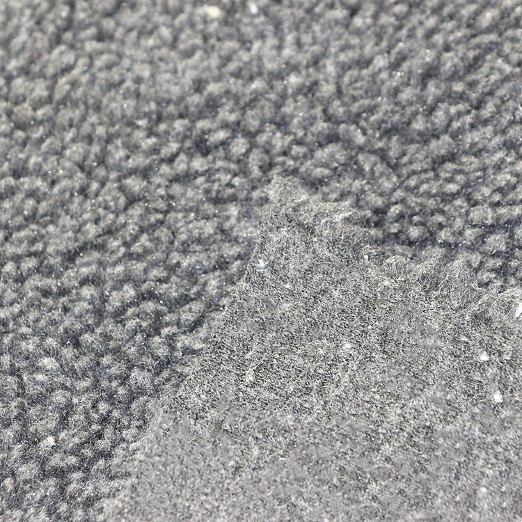 黑点白点彩点纱羊羔绒涤棉仿毛皮加厚舒棉绒颗粒绒泰迪绒羊羔绒布