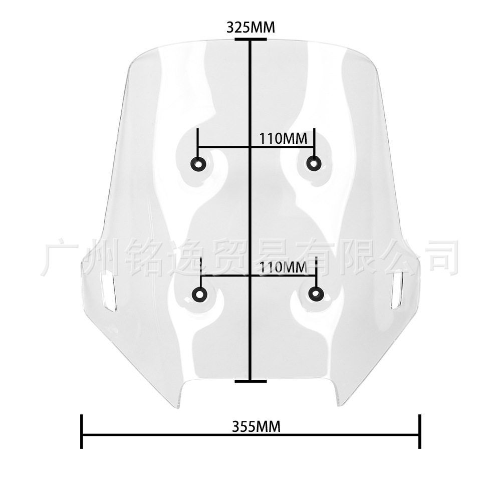 Motorcycle Modified Front Windshield for CFMOTO 450MT