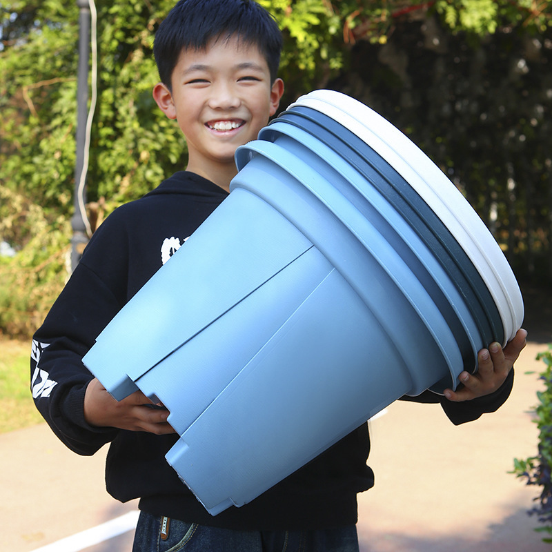 Qingshan basin extra large thick breathable root control plastic flower pot extra large diameter 7 gallon breathable Rose green plant Basin Qingshan basin extra large thick breathable root control plastic flower pot extra large diameter 7 gallon breathable Rose green plant Basin