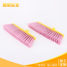 家用清洁刷子植毛加工 塑料扫帚扫把刷头塑料扫把头植毛工艺