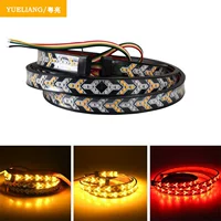 Новый трансграничный автомобильный пикап Fishbone Light 48 60inch с высокой яркостью сканирования, двухцветный рулевой тормоз, задний фонарь