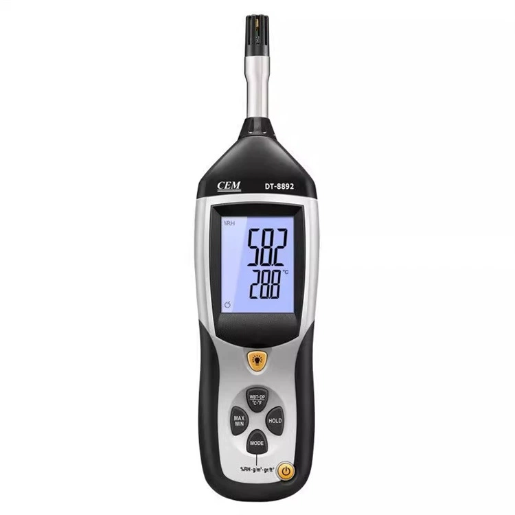 Huasheng Chang CEM Высокоточный цифровой индикатор температуры и влажности DT-8892 измеритель температуры и влажности
