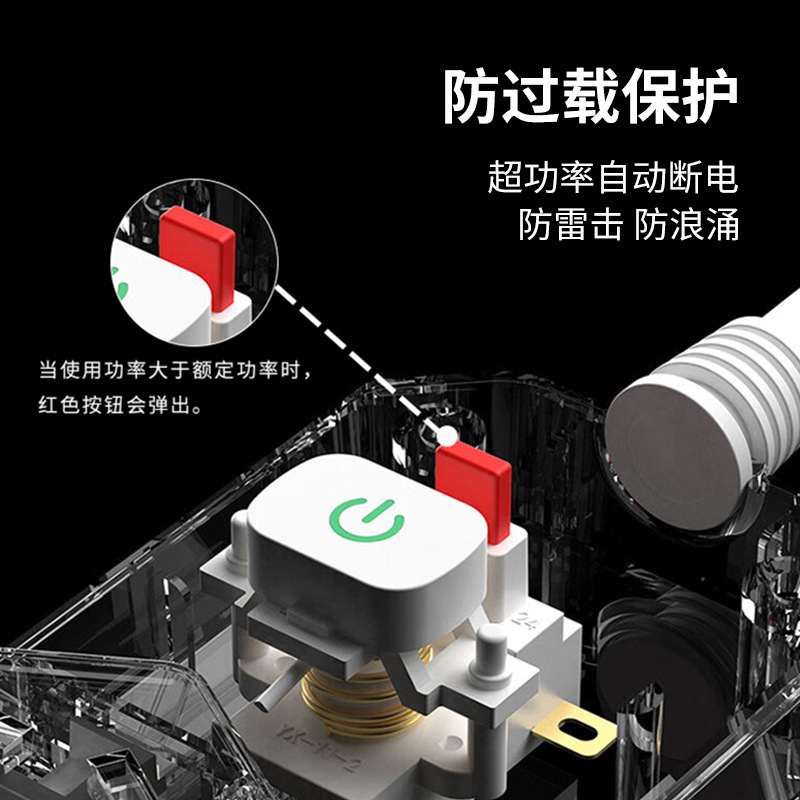 Jishun toma de corriente de alta potencia aire acondicionado doméstico calentador de agua placa de conexión decoración de oficina 10 a 16A placa de conexión