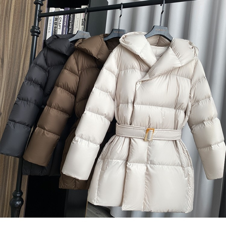 Damenbekleidung Winter neuer Modetrend Design Nischentaille Slim Fit dicke warme Baumwolljacke_voghion.com