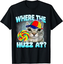 L 68085 I Eat Cement Cat T-Shirt è������T�� �羳����