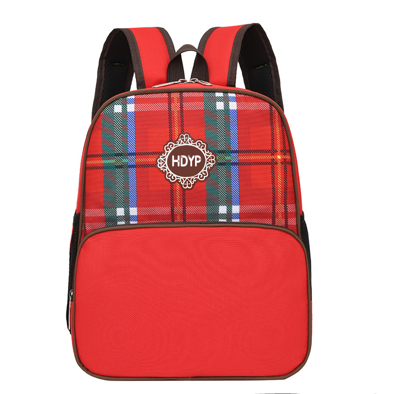 Kindergarten schoolbag venta al por mayor cuidado infantil jardín bebé conexión publicidad masculina y femenina bebé impreso logo image 11
