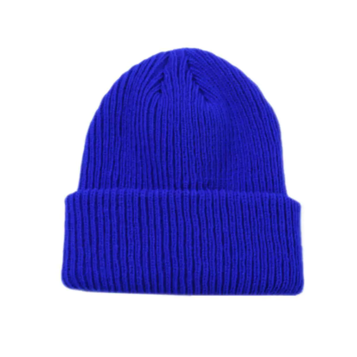 Thick Winter Knit Beanie Hat, Unisex Adult, Cuffed Ribbed Design, Warm & Versatile