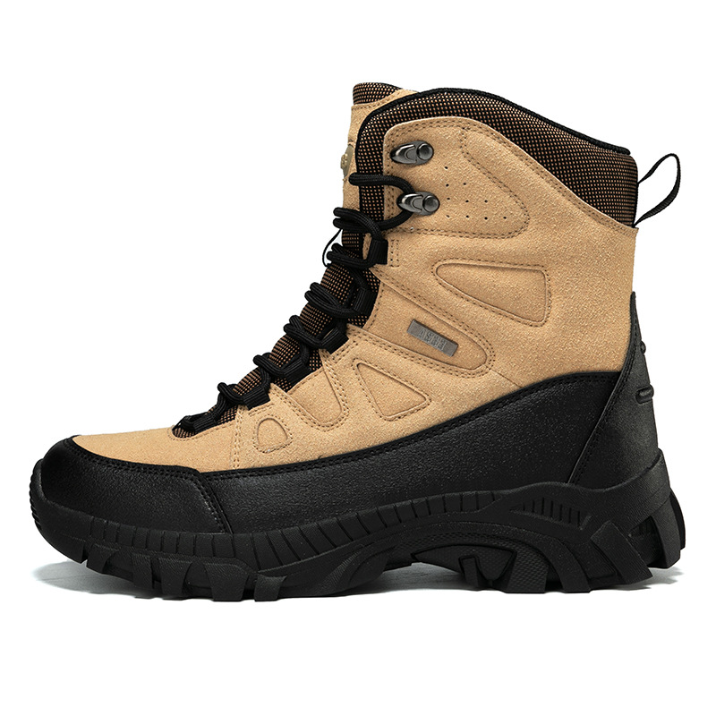 Montañismo al aire libre, entrenamiento de campo, botas militares de campo, hombres, botas de senderismo de fuerza especial rusa de gran tamaño, trabajo de rescate de aventura